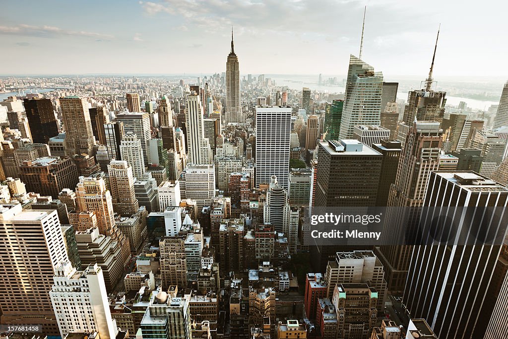Manhattan Cityscape Daytime View New York