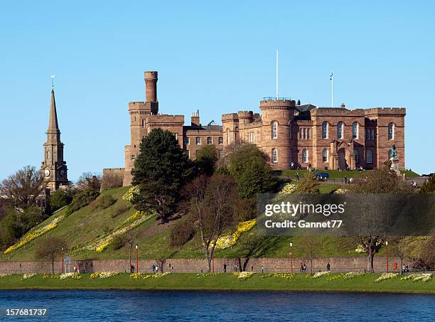 inverness castle, scotland - inverness castle stock pictures, royalty-free photos & images