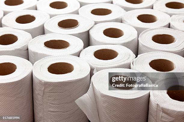 toilet paper - kitchen paper stock pictures, royalty-free photos & images