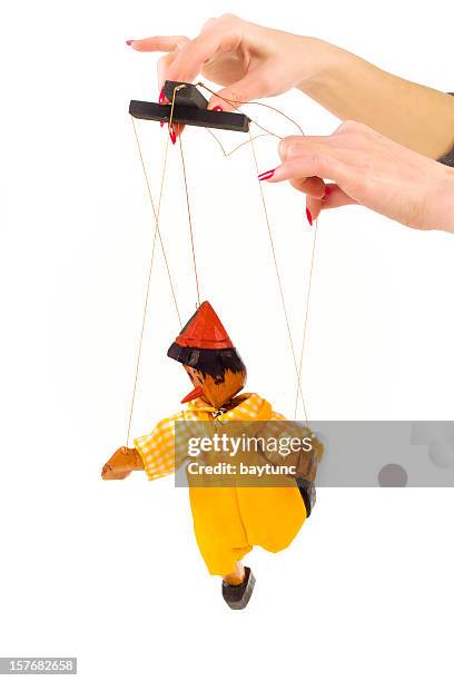 puppet - marionette stockfoto's en -beelden