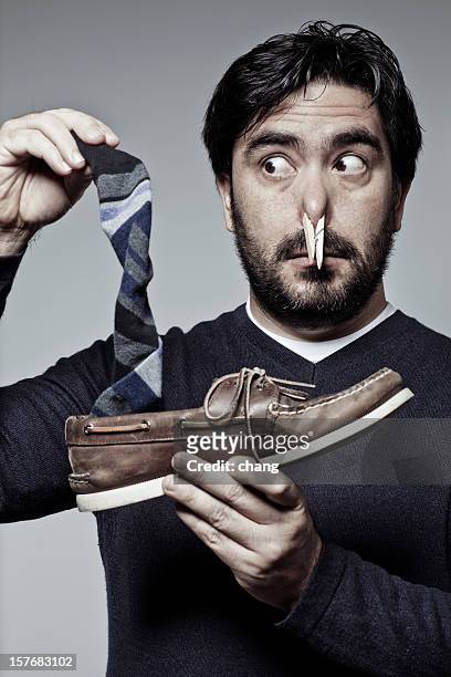 stinky shoes and socks - unpleasant smell 個照片及圖片檔