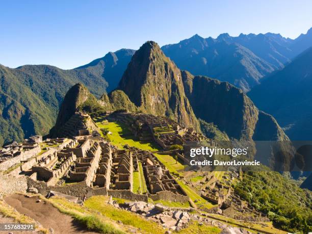 machu picchu - machu picchu 個照片及圖片檔