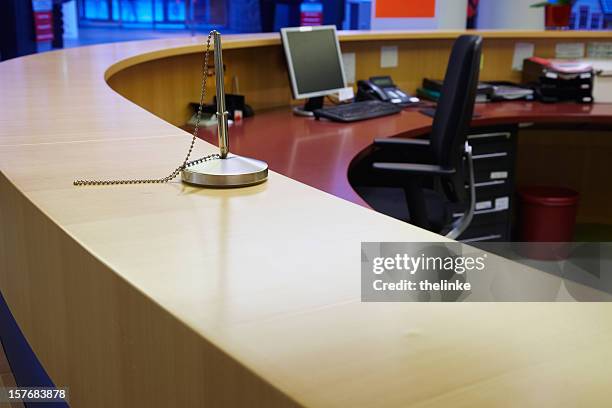 workplace in an office - bank counters stock pictures, royalty-free photos & images