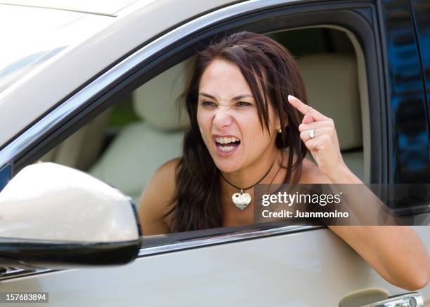 angry driver - road rage stock pictures, royalty-free photos & images