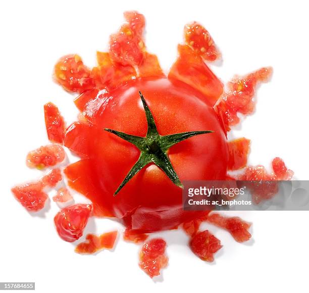 tomate - crushed photos et images de collection