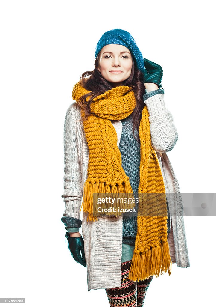 Winter fashion woman