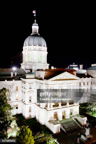 indiana state capitol - indiana state capitol building stock pictures, royalty-free photos & images