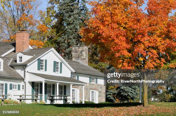 herbst farm - michigan stock-fotos und bilder