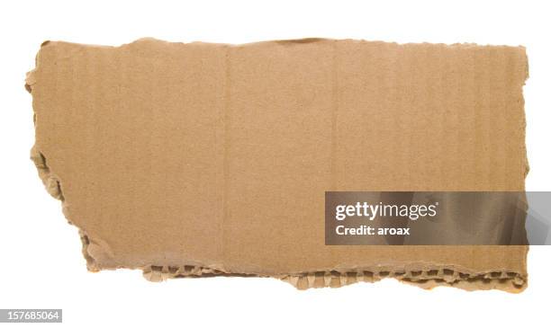scratched cardboard - cardboard stock pictures, royalty-free photos & images