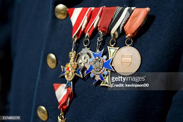 soldado decorado - medalha imagens e fotografias de stock