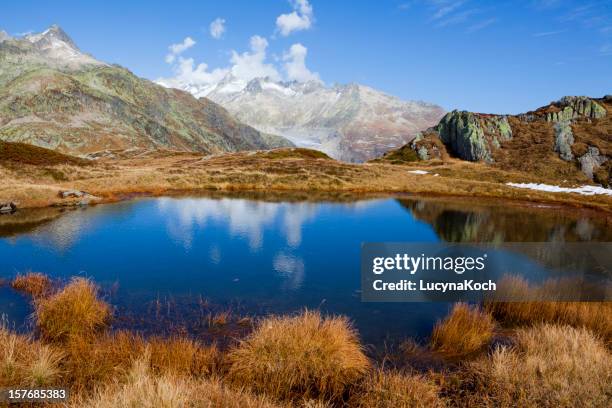 grimselpass bergseeli uhr - bergsee stock-fotos und bilder