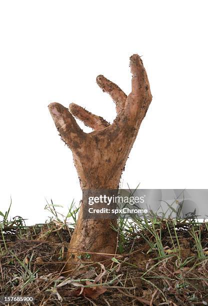 hand coming out of the ground - monster stock pictures, royalty-free photos & images