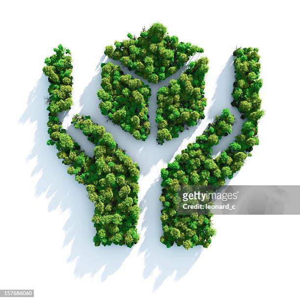 handle with care image formed from grass - social awareness symbol stock pictures, royalty-free photos & images