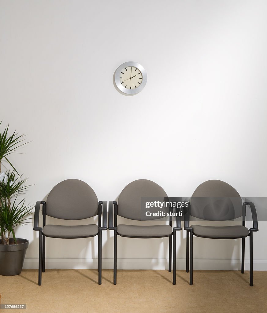 Waiting Room with Three Chairs