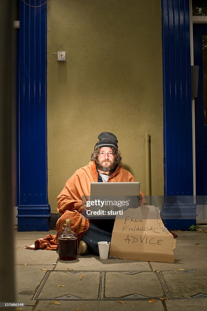 Homeless Financial Advisor