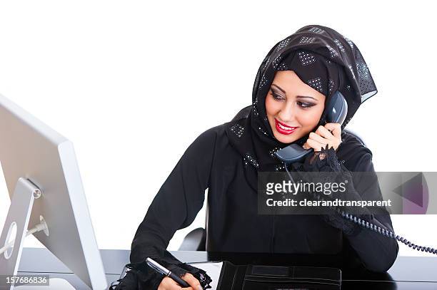 arabic businesswoman - qatar people stock pictures, royalty-free photos & images