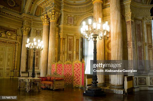 luxury palace interior - palace stock pictures, royalty-free photos & images