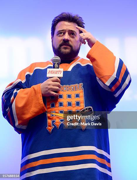 Director-Writer Kevin Smith speaks onstage during a Keynote Conversation at the Future Of Film Summit: Finding Success In The Digital Age Produced By...