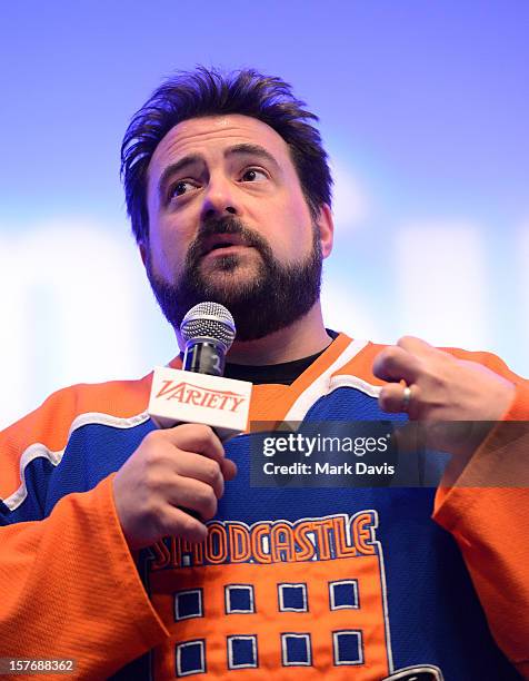 Director-Writer Kevin Smith speaks onstage during a Keynote Conversation at the Future Of Film Summit: Finding Success In The Digital Age Produced By...