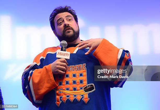 Director-Writer Kevin Smith speaks onstage during a Keynote Conversation at the Future Of Film Summit: Finding Success In The Digital Age Produced By...