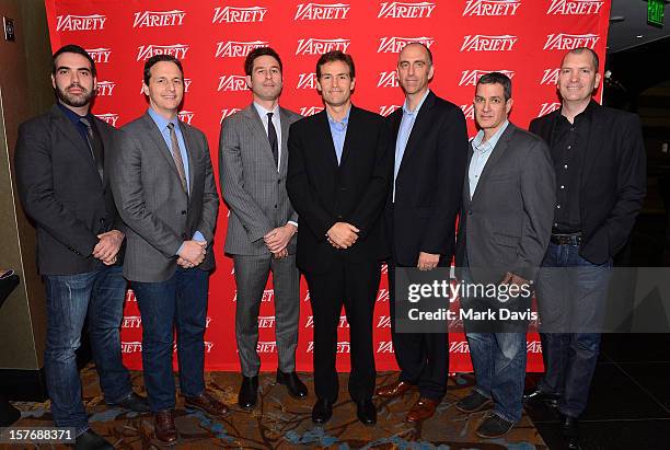 Andrew Stewart, Reporter, Variety, Tom Quinn, Co-President, RADiUS-TWC, Jason Janego, Co-President, RADiUS-TWC, Jamie McCabe, EVP, VOD & Digital HD,...