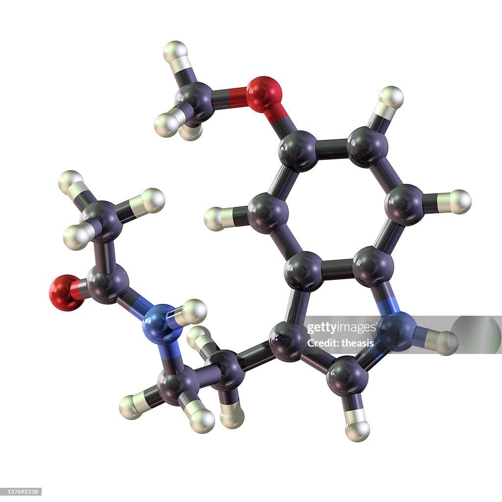 Molecule of Melatonin