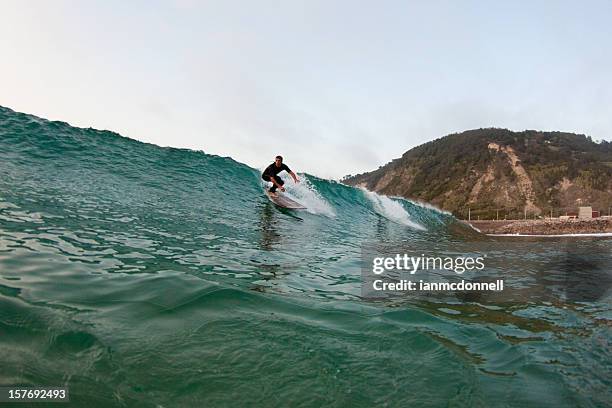 longboarder - spanish basque stock pictures, royalty-free photos & images