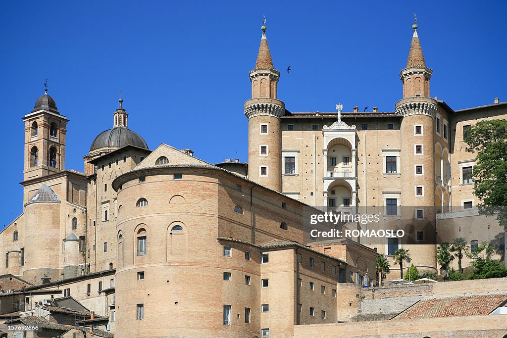 Doge's Palace in Urbino, Marche Italy
