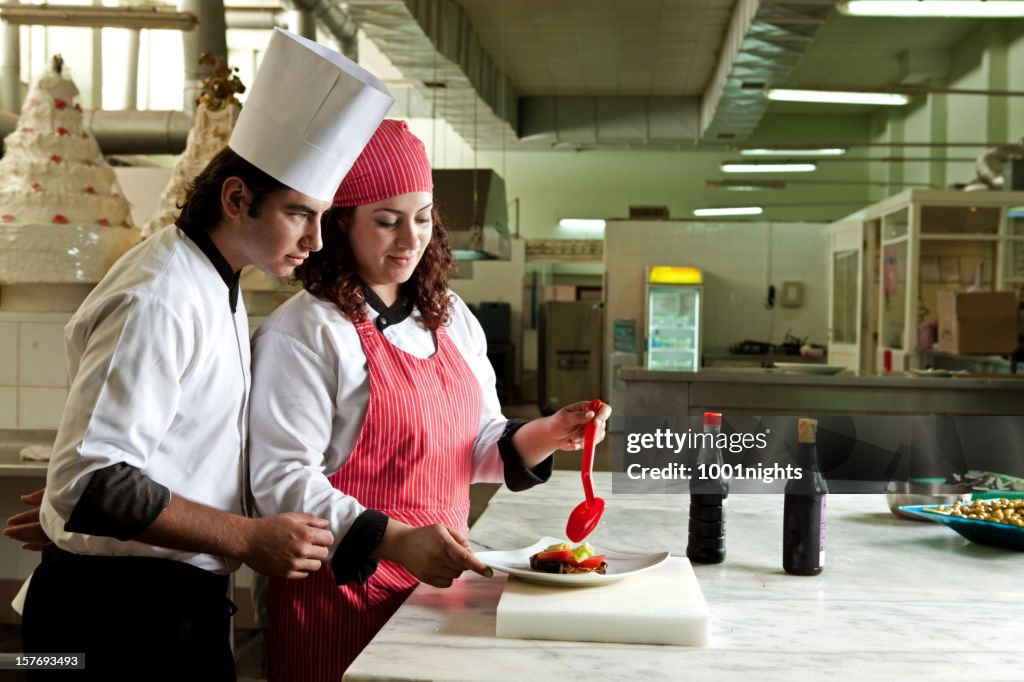 Working chefs