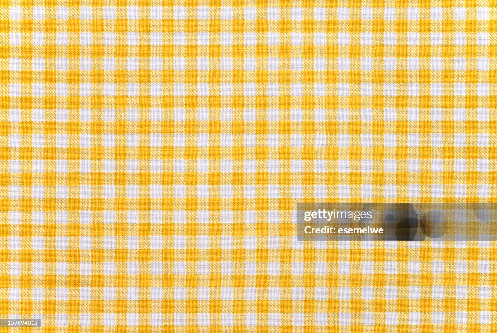 Gingham pattern fabric