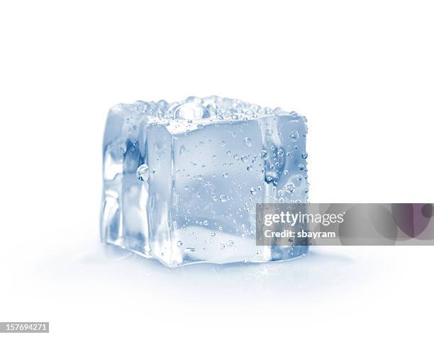 ice cube - melting ice stock pictures, royalty-free photos & images