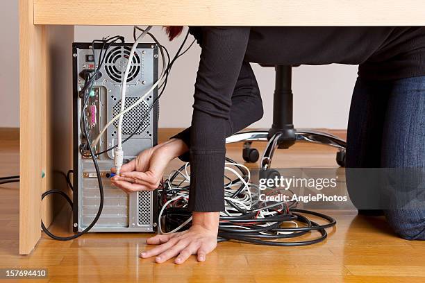 problemas de oficina - suministro de energía fotografías e imágenes de stock