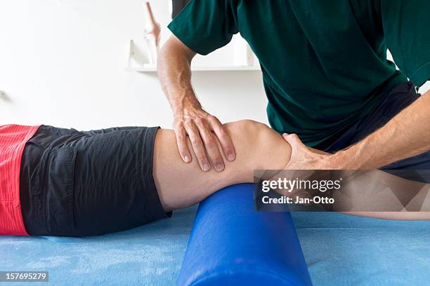 testing a knee - hamstring stock pictures, royalty-free photos & images