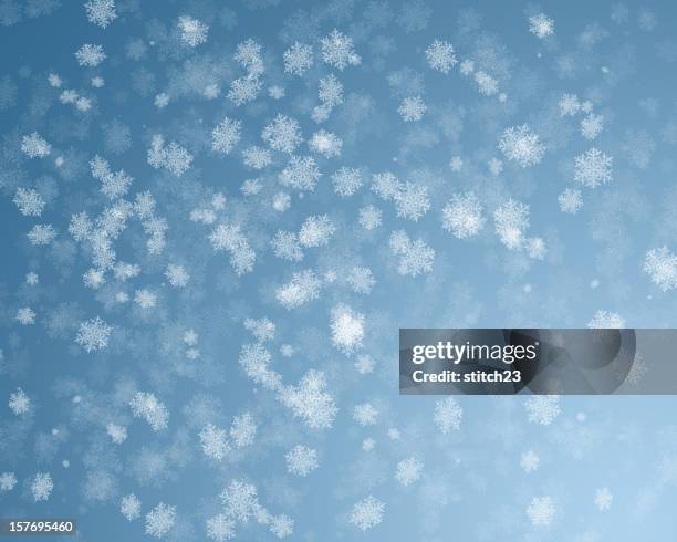 schnee hintergrund - schneeflocke schneekristall stock-grafiken, -clipart, -cartoons und -symbole