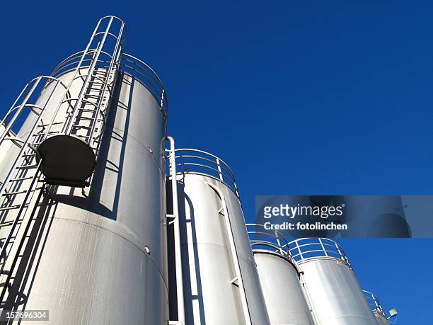 stainless steel tanks - storage tank stock pictures, royalty-free photos & images