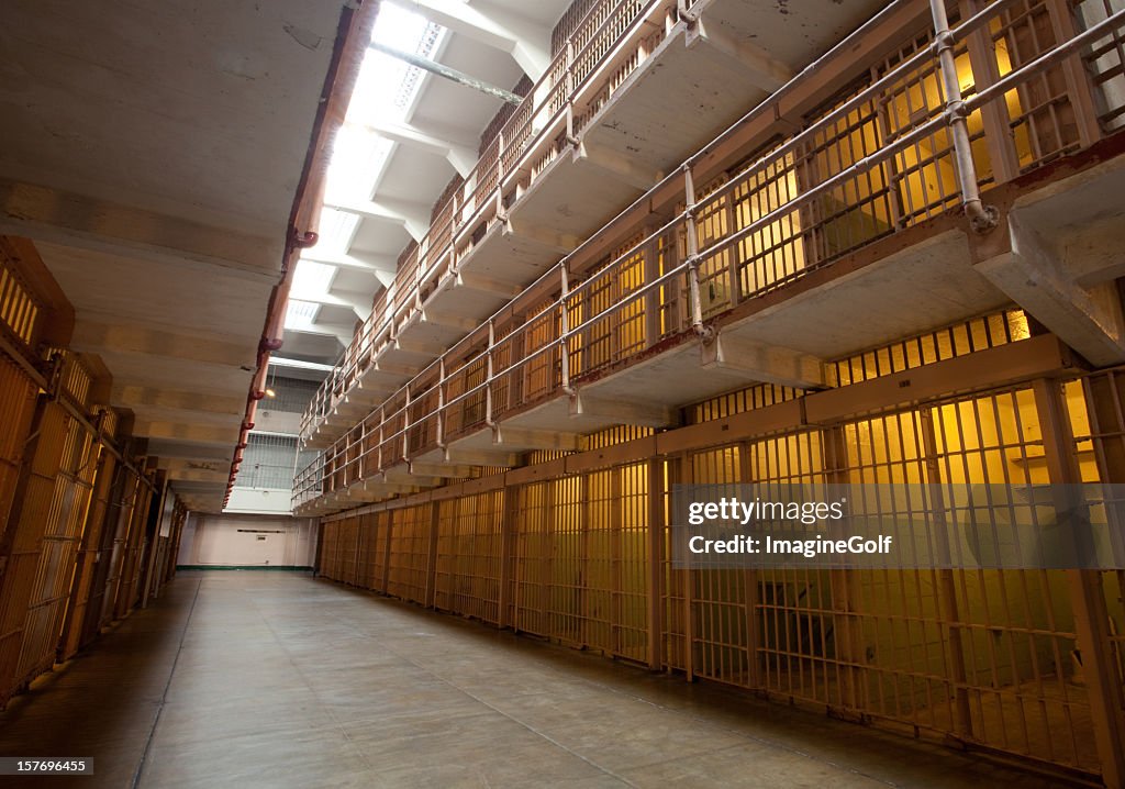 Dentro de Alcatraz cárcel