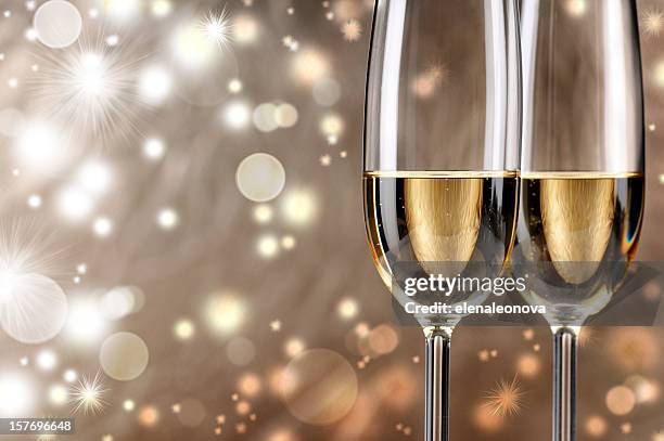 - champagner - champagnerglas stock-fotos und bilder