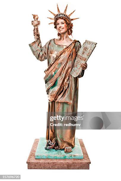 lady liberty - actress icon stock pictures, royalty-free photos & images