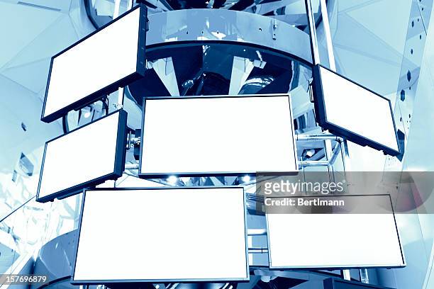 lcd tvs - tv store stock pictures, royalty-free photos & images