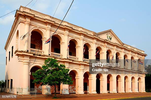 the parliament in asuncion - asuncion paraguay stock pictures, royalty-free photos & images