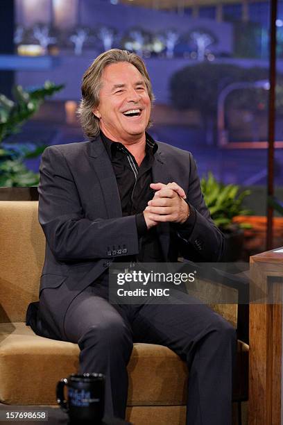 Episode 4366 -- Pictured: Actor Don Johnson during an interview on December 5, 2012 --