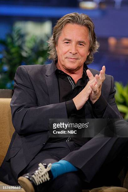 Episode 4366 -- Pictured: Actor Don Johnson during an interview on December 5, 2012 --