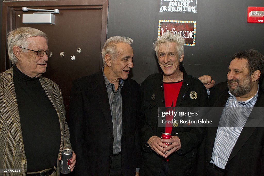 Ray Riepen Backstage with, left to right, Ray Riepen, founder of WBCN/The... News ...