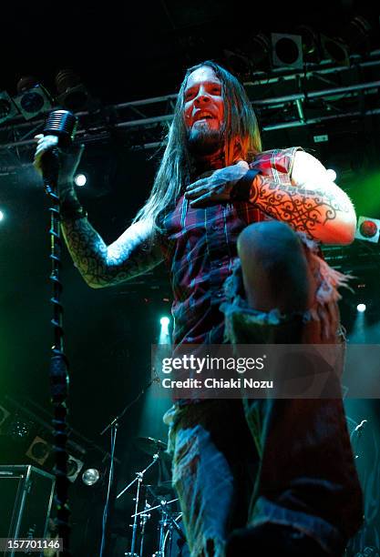 Ryan McCombs of Soil performs at Electric Ballroom on December 5, 2012 in London, England.