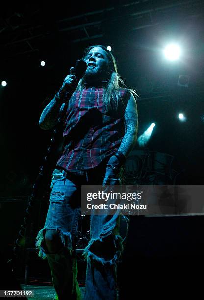 Ryan McCombs of Soil performs at Electric Ballroom on December 5, 2012 in London, England.