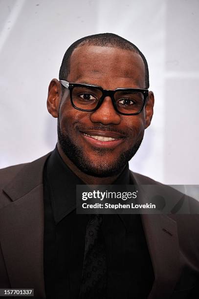 Sportsman of the Year LeBron James attends the 2012 Sports Illustrated Sportsman of the Year award presentation at Espace on December 5, 2012 in New...