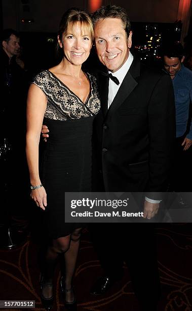 Anne-Marie Conley and Brian Conley attend an after party celebrating the press night performance of 'The Bodyguard' at on December 5, 2012 in London,...