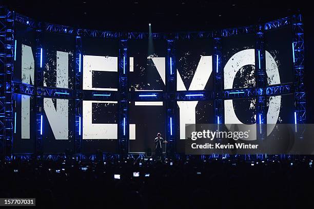 Ne-Yo performs onstage at The GRAMMY Nominations Concert Live!! held at Bridgestone Arena on December 5, 2012 in Nashville, Tennessee.