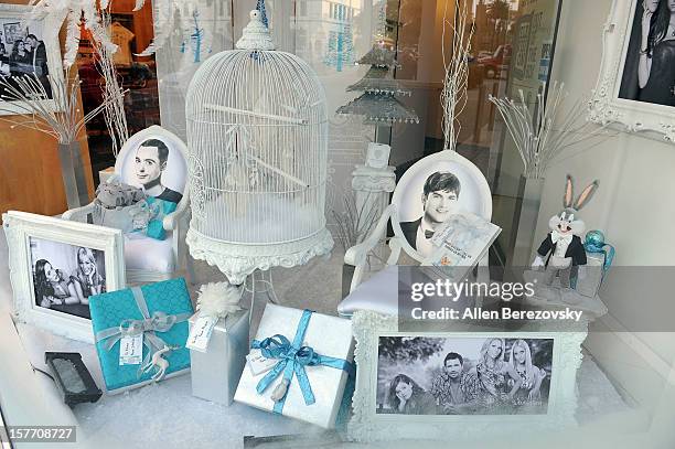 General view of atmosphere at the Paley Center and Warner Bros. Television's special holiday display at The Paley Center for Media on December 5,...