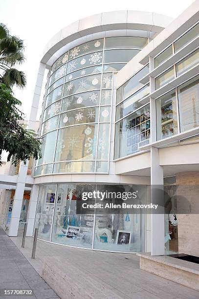 General view of atmosphere at the Paley Center and Warner Bros. Television's special holiday display at The Paley Center for Media on December 5,...